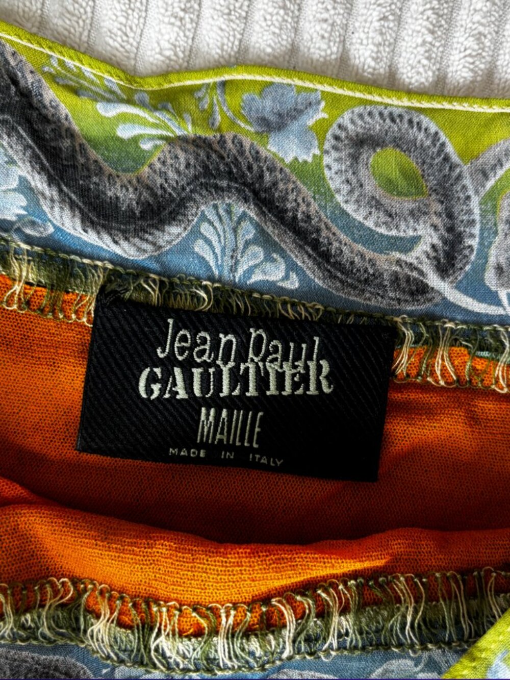 👑 Jean Paul Gaultier Mini Dress, Femme Oriental Bath Goddess - Picture 2 of 2
